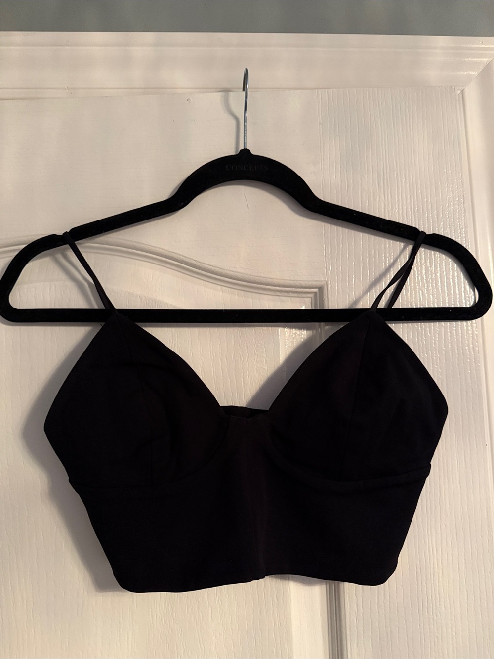 Black Bralette Crop Top